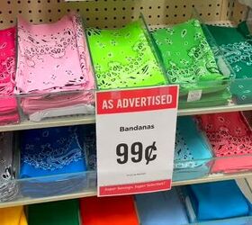 She picked up a bunch of 99¢ Walmart bandanas and turned them into something so unbelievably impressive