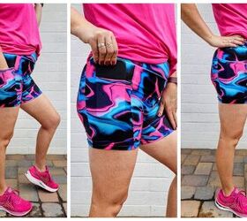 create cute workout shorts with the best stretch fabric