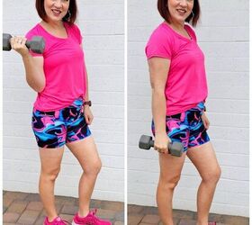 create cute workout shorts with the best stretch fabric