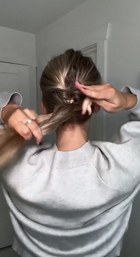Loop Bun Quick and Easy Low Bun Tutorial for a Chic Look | Upstyle