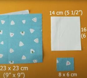 Grab 4 pieces of scrap fabric for this super cute and useful idea