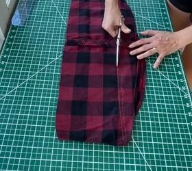 Flannel shirt upcycle 