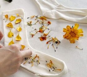 She puts little flowers on her socks for this unbelievable idea