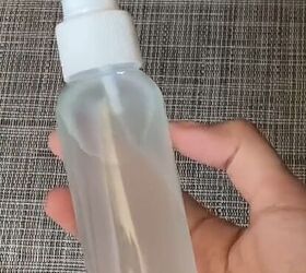The reason she pours rice water into a spray bottle