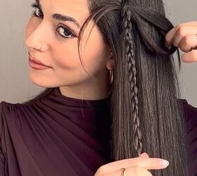 cute and easy hairstyles for fall, Creating a cute and easy hairstyle for fall