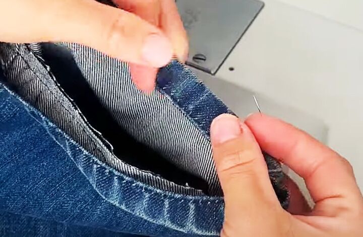 Heming Designs Check Out This Easy Tutorial on Hemming Jeans With Original Hem | Upstyle
