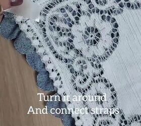 diy denim flower top, DIYing a denim flower top