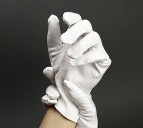 vaseline for hands, Hands in cotton gloves image via Canva