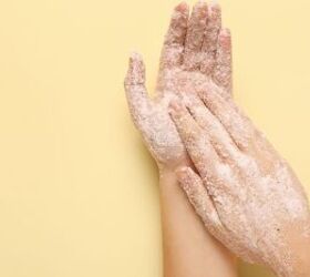 vaseline for hands, Vaseline hand scrub image via Canva