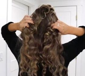 Creating heatless unicorn curls​ 