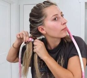 Creating heatless unicorn curls​ 