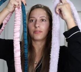 Heatless hair curler and robe tie