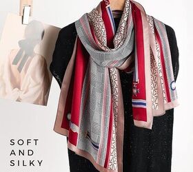 These elegant and luxurious scarves only look like they cost a fortune...