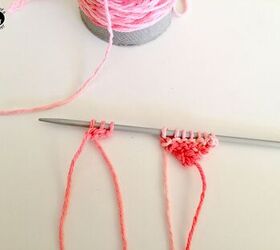 Grab some pink yarn for this adorable (and timely!) gift idea