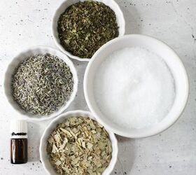 A calming eucalyptus bath mix you can bottle in minutes