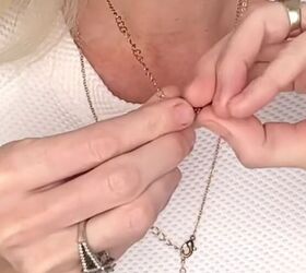 You might want to rethink how you wear your necklaces after you see her very clever trick