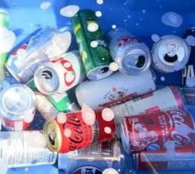 She grabbed her empty soda cans out of the recycling bin for this clever upcycle idea