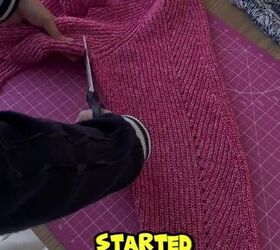 Instead of tossing your old sweaters, grab a pair of scissors and make something SO useful and cozy