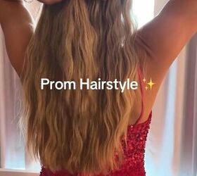 The gorgeous prom-inspired half-up hairdo, you'll want to wear every day