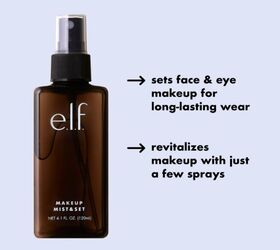 5 less obvious beauty essentials to always keep in your handbag, e l f Makeup Mist Set Hydrating Setting Spray image via Amazon