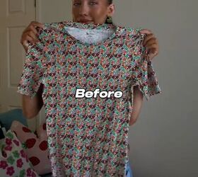 super easy beginner friendly way to upcycle your old t shirts, T shirt upcycle