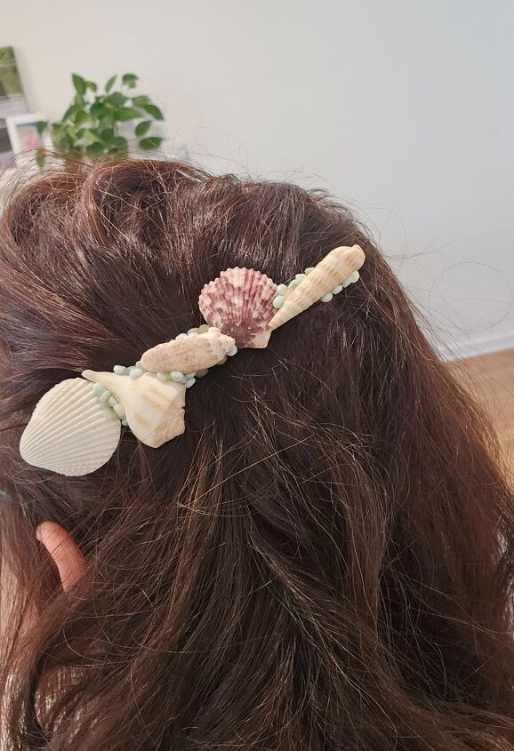 DIY Shell Hair Clip | Upstyle