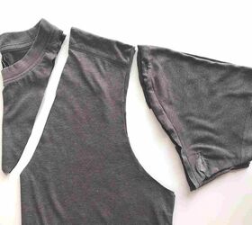 You might not believe what she turned this old t-shirt into (useful!)