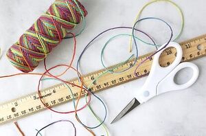 Grab some multi-colored hemp cord for this creative idea everyone of all ages will LOVE
