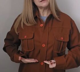 She found this old 70s blazer and gave it SUCH a stylish upgrade