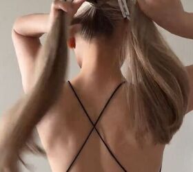 Long-haired ladies shouldn't miss this vintage updo