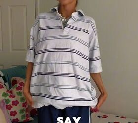 We still can't believe how she upgraded this oversized men's polo shirt