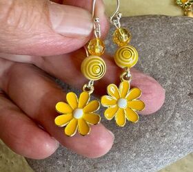 How to Create a Pretty Pair of Summer Flower  Earrings