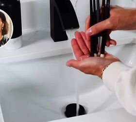 Clean your filthy makeup brushes with this easy and quick pro tip
