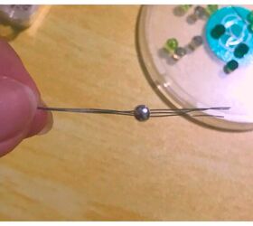 Thread some small beads onto some memory wire for this gorgeous accessory idea