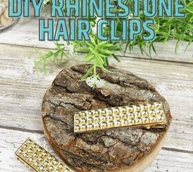 5 Minute Rhinestone Hair Clips