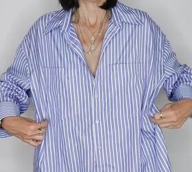 Watch how a decorative brooch gave this button-down a dazzling upgrade