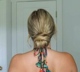 Easy wedding guest hairstyle