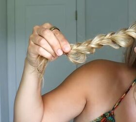 Creating an easy wedding guest hairstyle