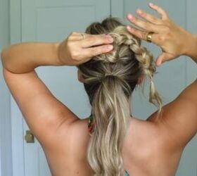 Creating an easy wedding guest hairstyle