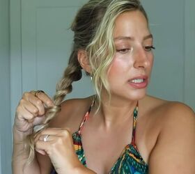 Creating an easy wedding guest hairstyle