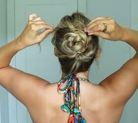 Creating an easy wedding guest hairstyle