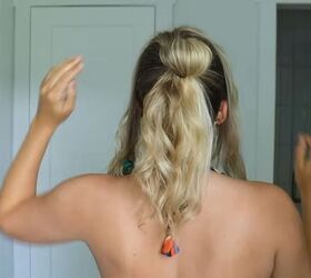 Creating an easy wedding guest hairstyle