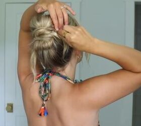 Creating an easy wedding guest hairstyle