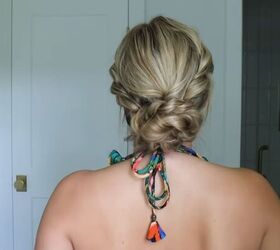 Easy wedding guest hairstyle