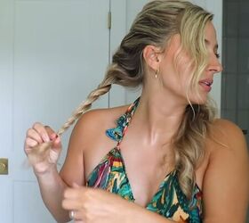Creating an easy wedding guest hairstyle