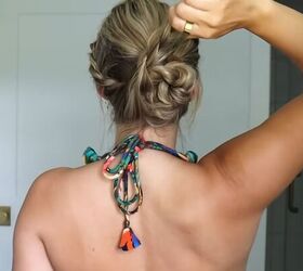 Creating an easy wedding guest hairstyle