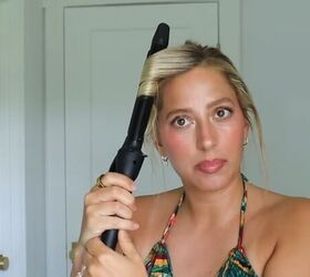 Creating an easy wedding guest hairstyle
