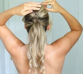 Creating an easy wedding guest hairstyle