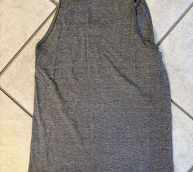 She snips some holes in this old tank top for this easy upgrade