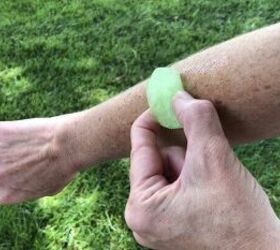 Watch what happens when you rub frozen aloe on your skin this summer